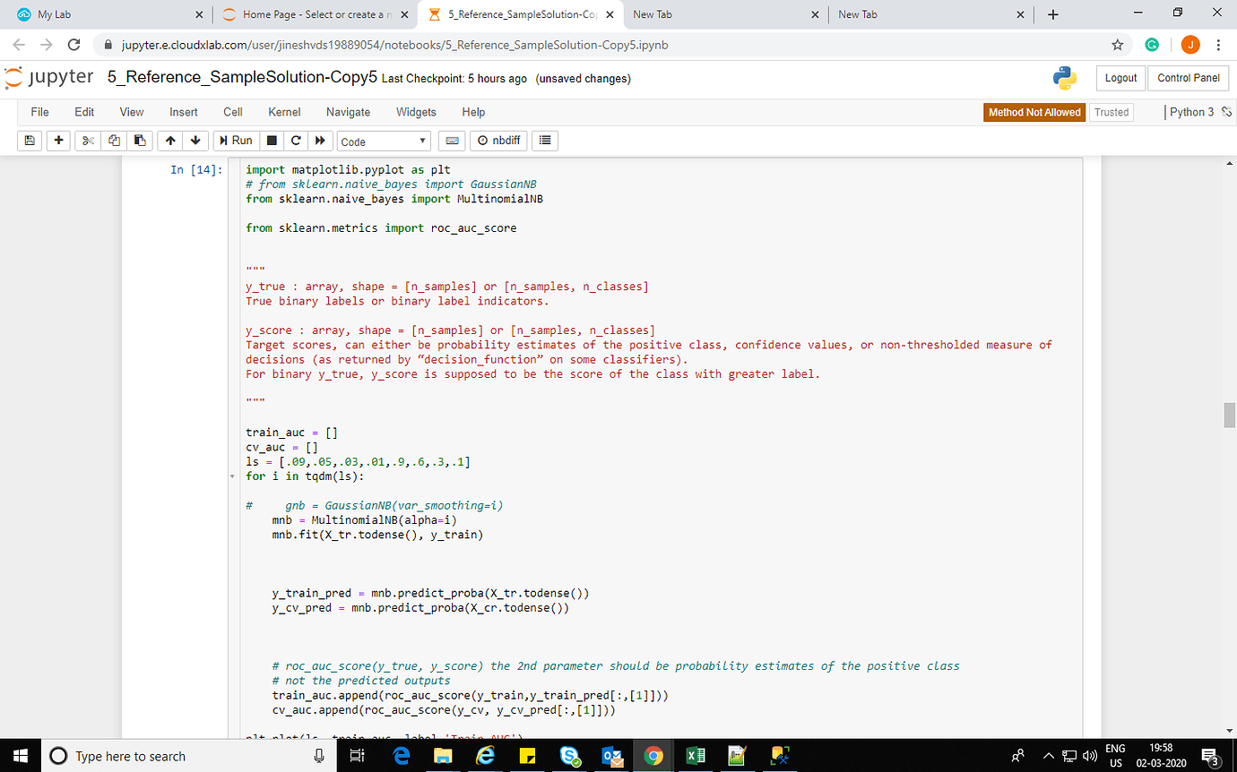 Jupyter notebook is getting disconnected in every few mins - CloudxLab ...