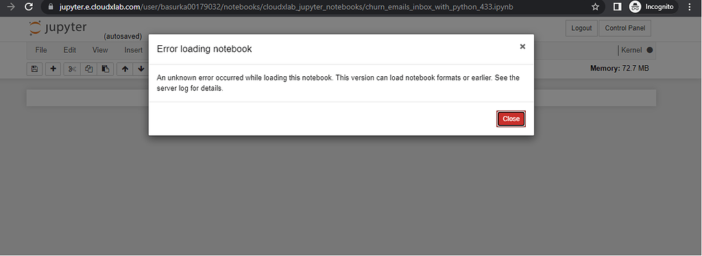 jupyter-notebook-not-working-lab-support-cloudxlab-discussions