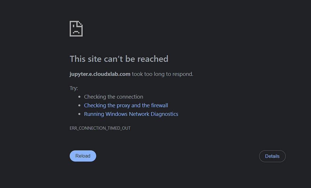 I am not able to access jupyter lab - Lab Support - CloudxLab Discussions